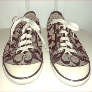 Coach Women’s Signature Sneakers size 10 black
